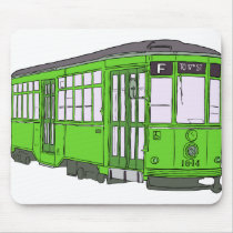 Trolley Trolleybus Streetcar Tram Trolleycar Cars Mousepad