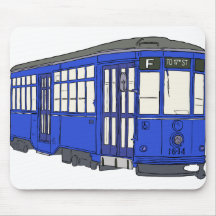Trolley Trolleybus Streetcar Tram Trolleycar Cars Mousepad