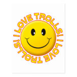 Trolls Love Smile Post Cards