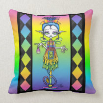 Trolly Pixie Stick Rainbow Troll Fairy BIG Pillow pillows