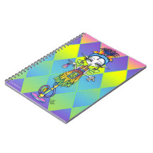 Trolly Pixie Stick Sideshow Freak Fairy Notebook