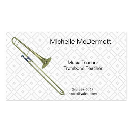 Trombone Business Card