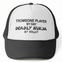 Trombone Deadly Ninja by Night Mesh Hats