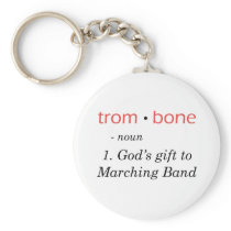 Trombone - Definition Keychain