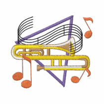 Trombone embroidered shirts by ZazzleEmbroidery Trombone embroidered shirts