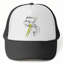 Trombone Trucker Hats