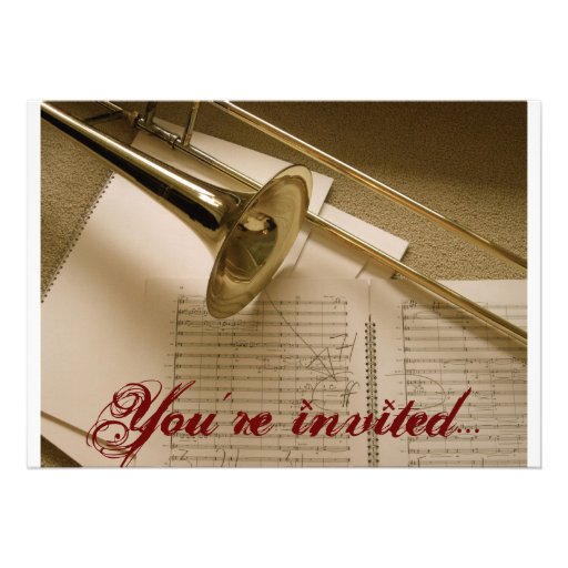 Trombone invitation