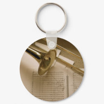 Trombone keychain by lizardbreath37 Trombone keychain