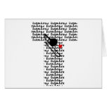 Trombone Letter T Card