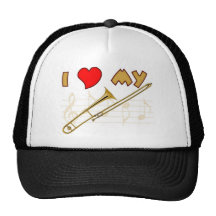 Trombone Love Trucker Hats