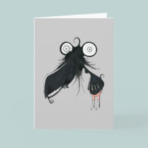 Trombone Monster Greeting Card by dailymonster Trombone Monster Greeting Card