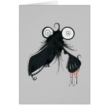 Trombone Monster Greeting Card