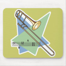 trombone mousepads by geekme trombone mousepads