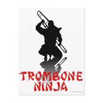 Trombone Ninja cartões postais