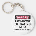 Trombone Operating Area Key Chains