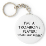 Trombone Player Excuse Keychains