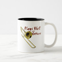 Trombone Plays Well Coffee Mug