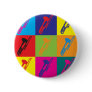 Trombone Pop Art Pin