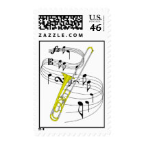 Trombone Stamp