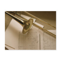 Trombone postcard by lizardbreath37 Trombone postcard
