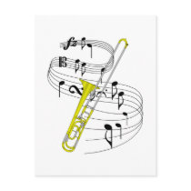 Trombone Post Cards