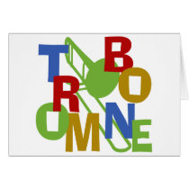 Trombone Scramble Greeting Cards