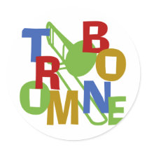 Trombone Scramble Sticker