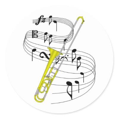 Trombone stickers