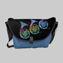 Trompas del arco iris bolsas messenger