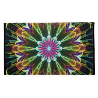 Trompet Flower kaleidoscope iPad Case