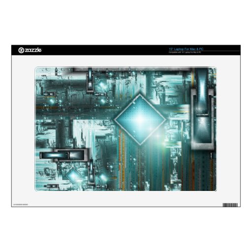 TRON the new generation laptop Zazzle Skin 15" Laptop Decals