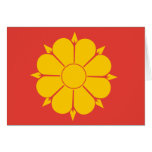Trondheim, North Korea flag Cards