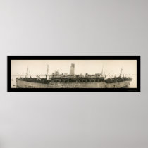 Troop Ship Mongolia Photo 1919 Print