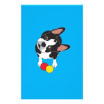 Trooper the Boston Terrier Custom Stationery