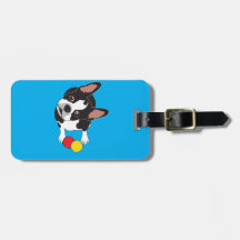 Trooper the Boston Terrier Luggage Tags