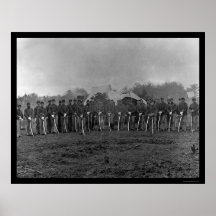 Troopers with Sabers at Brandy Station, VA 1864 Posters