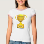 Trophy Adoptive Mother Mothers Day Gifts Tee Shirts