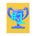 Trophy Blue Cup The MUSEUM Zazzle Gifts