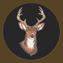 Trophy Buck Rack Mount stickers