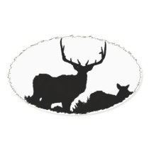 Trophy bull oval stickers