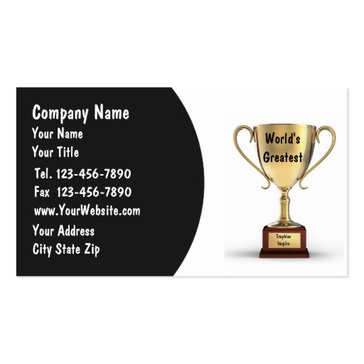 Trophy Business Cards