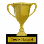 Trophy Husband Award photo sculptures