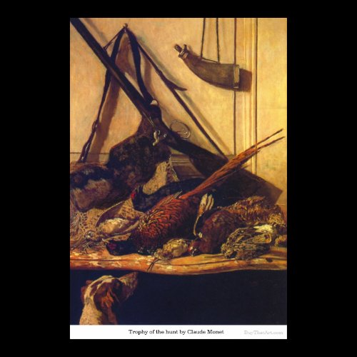Trophy of the hunt by Claude Monet Posters
