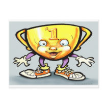 Trophy postcards by FunGraphix Trophy postcards