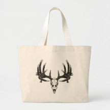 Trophy Whitetail buck Canvas Bag