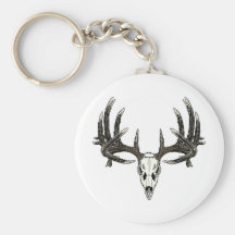 Trophy Whitetail buck Keychain