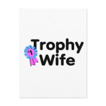 Trophy Wife postcards