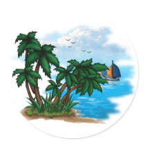 Tropic Paradise stickers