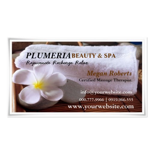 Skin Care Business Cards - Skin Care Business Card by seanpole on