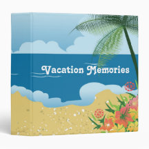 Tropical 1.5" Vacation Memories Binder